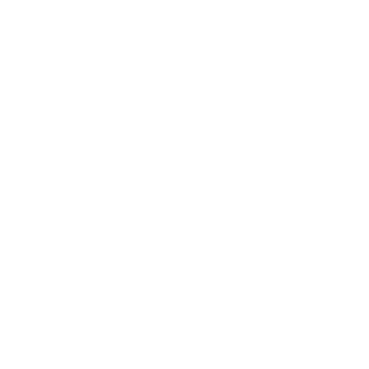 Brutalist Heart Cutout Logo #ffffff