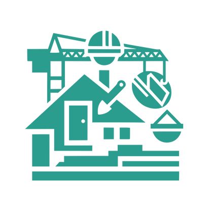 Construction House Logo #2A9D8F