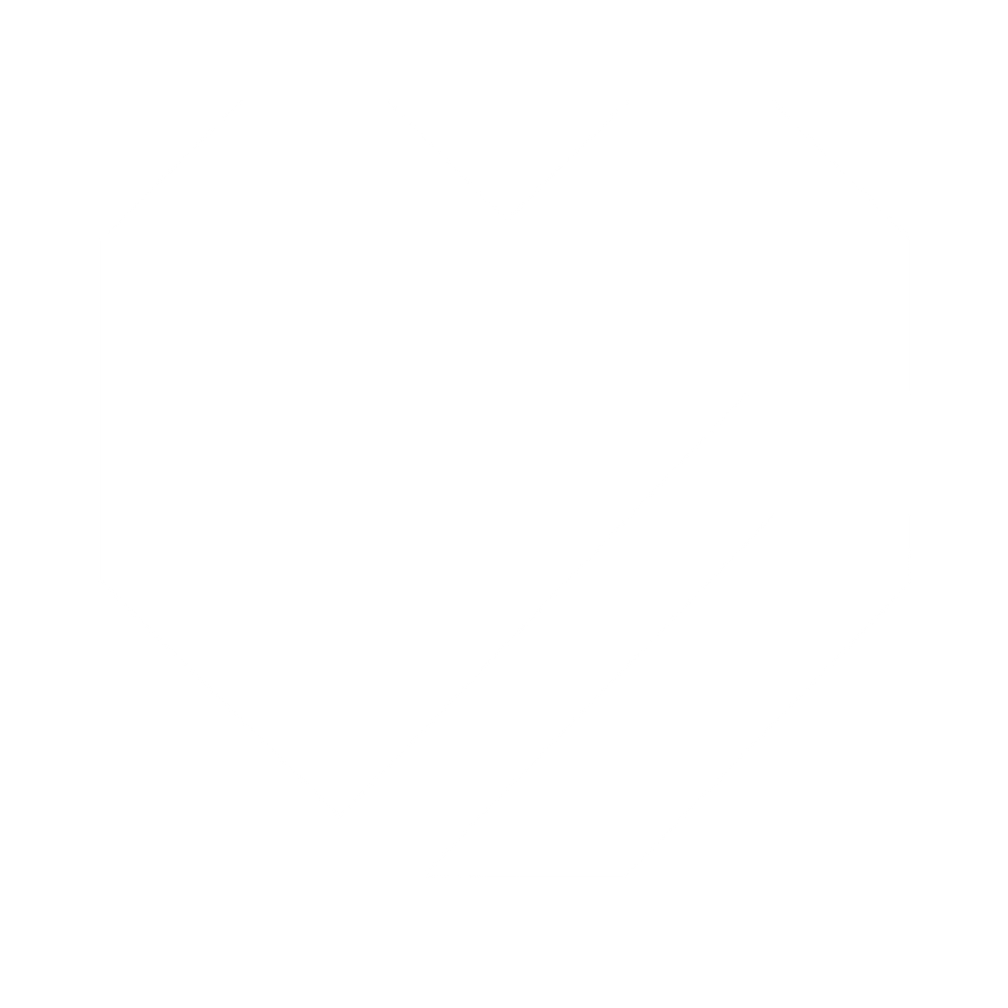 Geometric Heart Cut Logo #ffffff