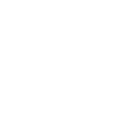 Brutalist Shield Heart Logo #ffffff