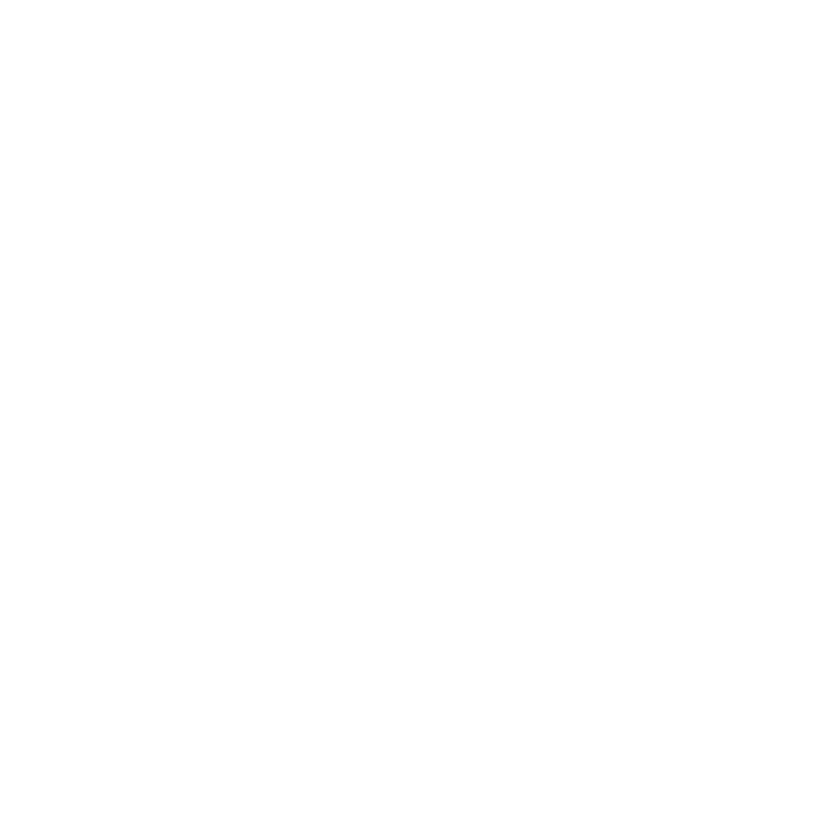 Crescent Moon Logo #ffffff