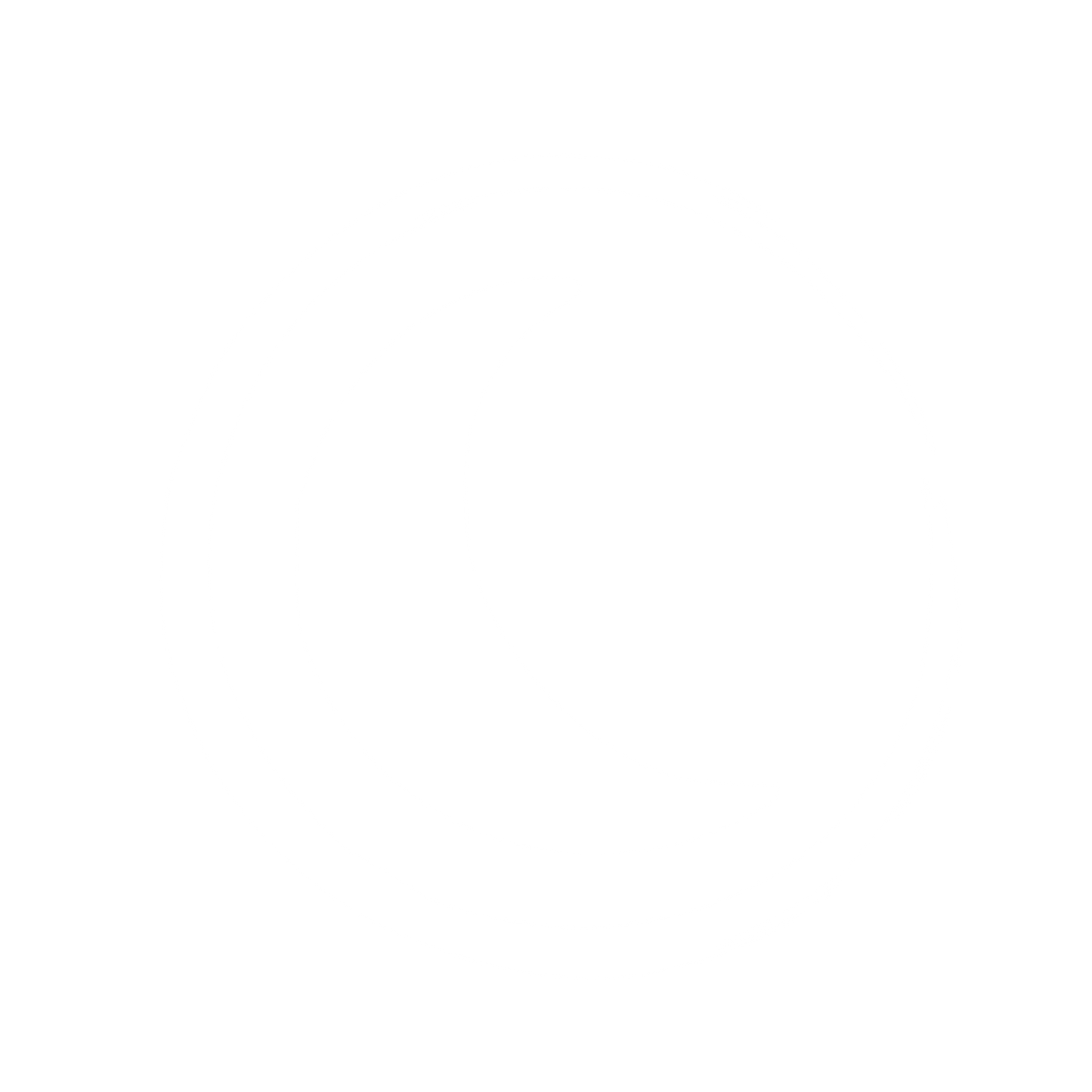Hand-Drawn Crescent Moon Logo #ffffff