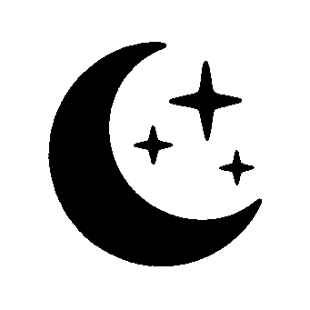 Crescent Moon Stars Logo