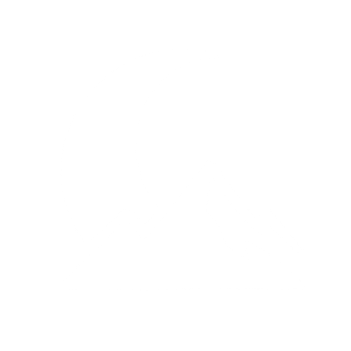 Moon and Mountains Logo #ffffff