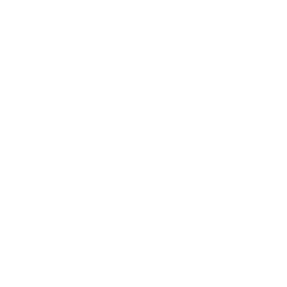 Layered Mountain Range Logo #ffffff