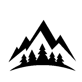 Mountain Peaks Forest Logo