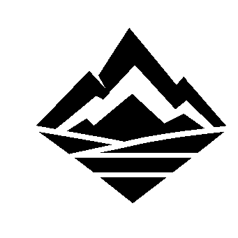 Layered Mountain Diamond Logo