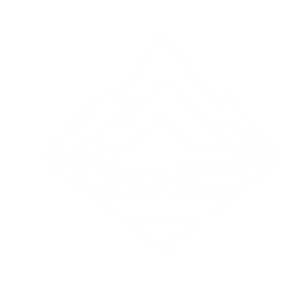 Layered Mountain Diamond Logo #ffffff