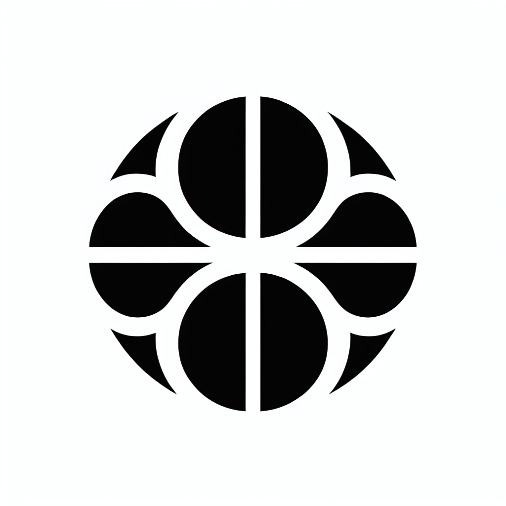 Curved Intersecting Circle Logo