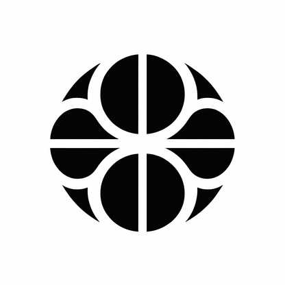 Curved Intersecting Circle Logo