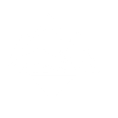 Layered Mountain Range Logo #ffffff