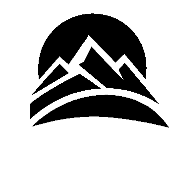 Mountain Range Sun Logo