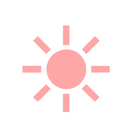 Sun Rays Logo #ffa6a6