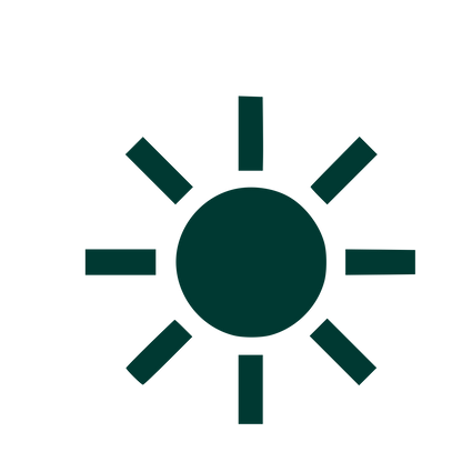 Sun Rays Logo #003932