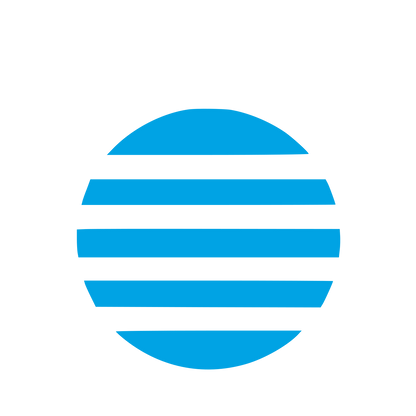 Striped Circle Sun Logo #00a3e4