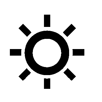 Minimal Sun Ray Logo