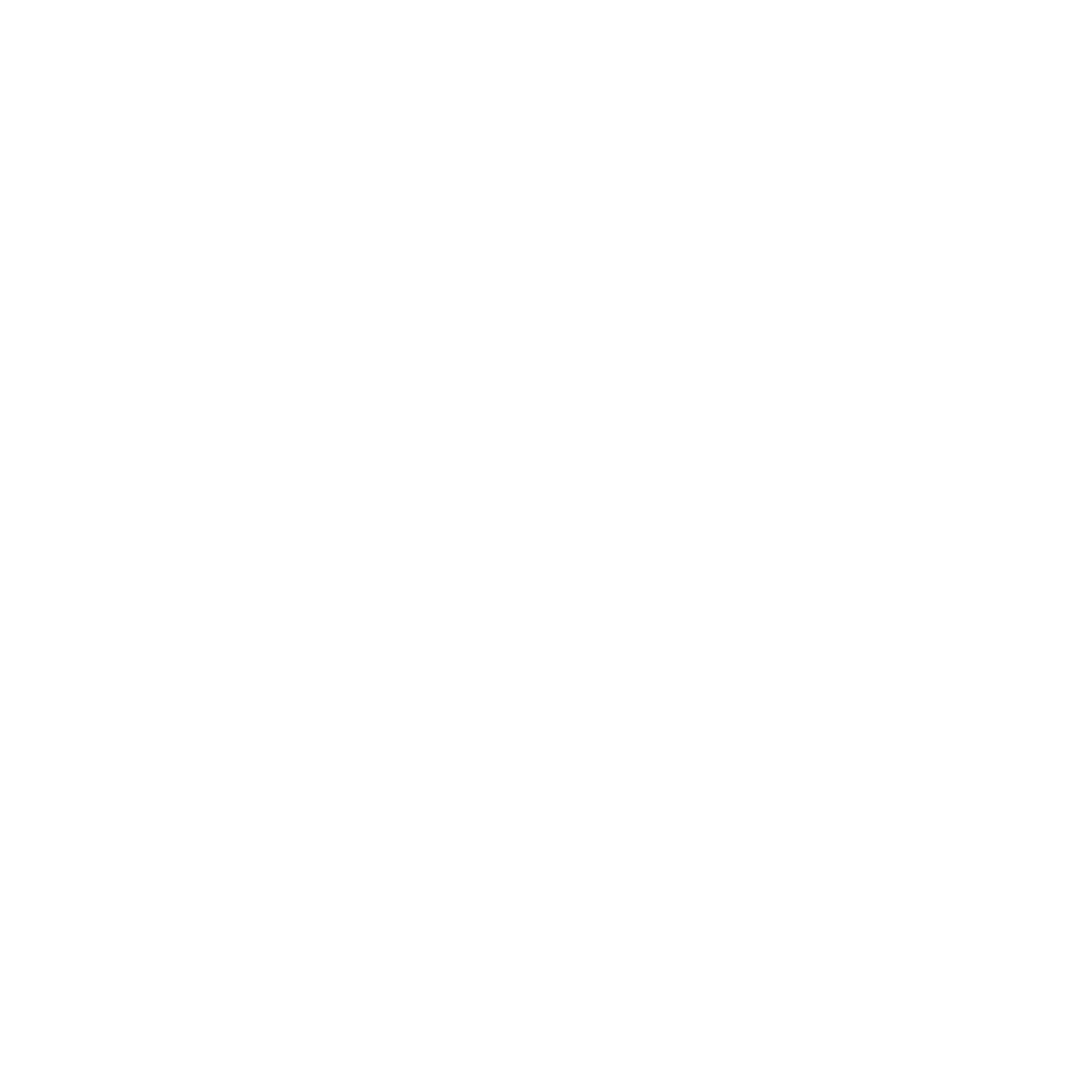 Minimal Sun Ray Logo #ffffff
