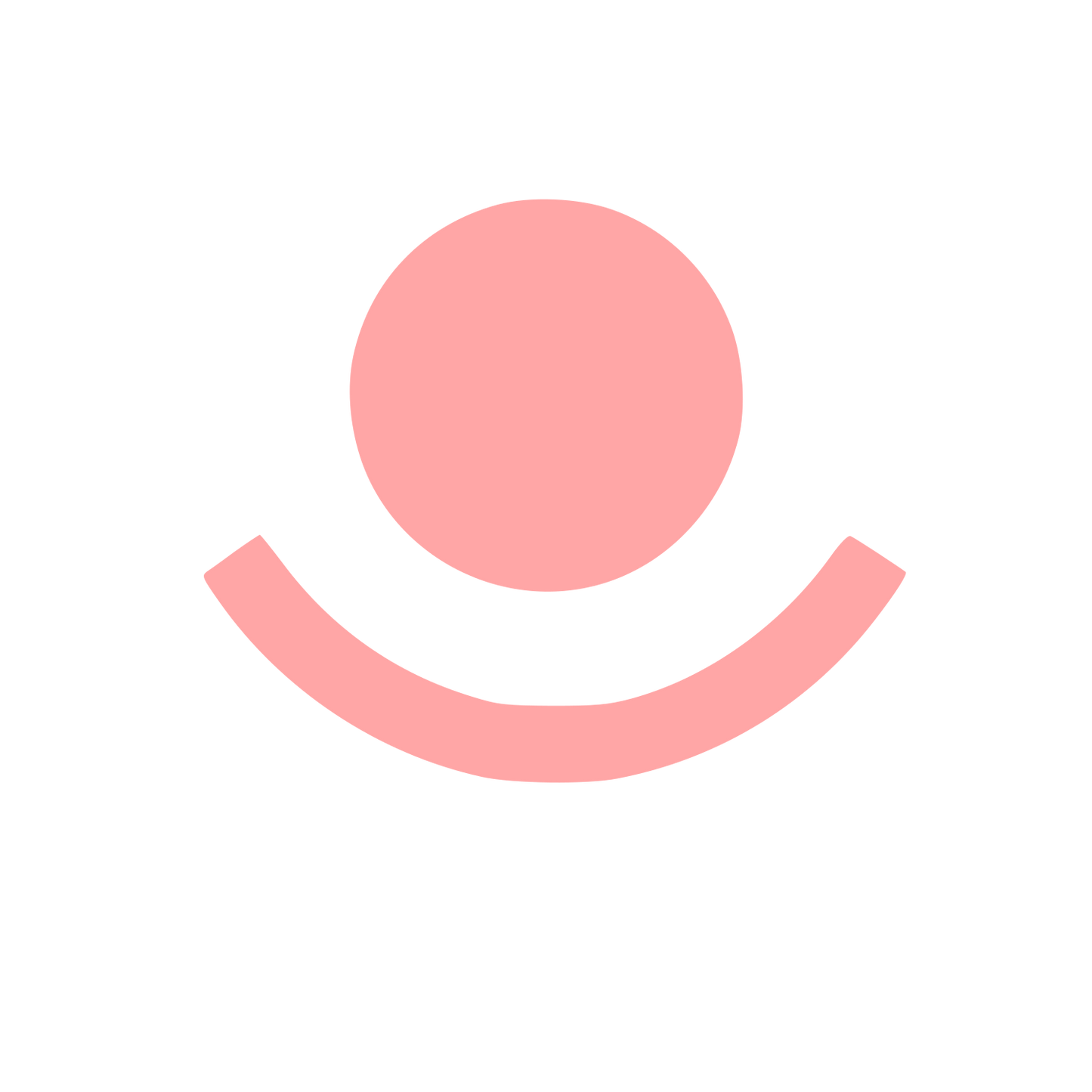 Rising Sun Minimal Logo #ffa6a6