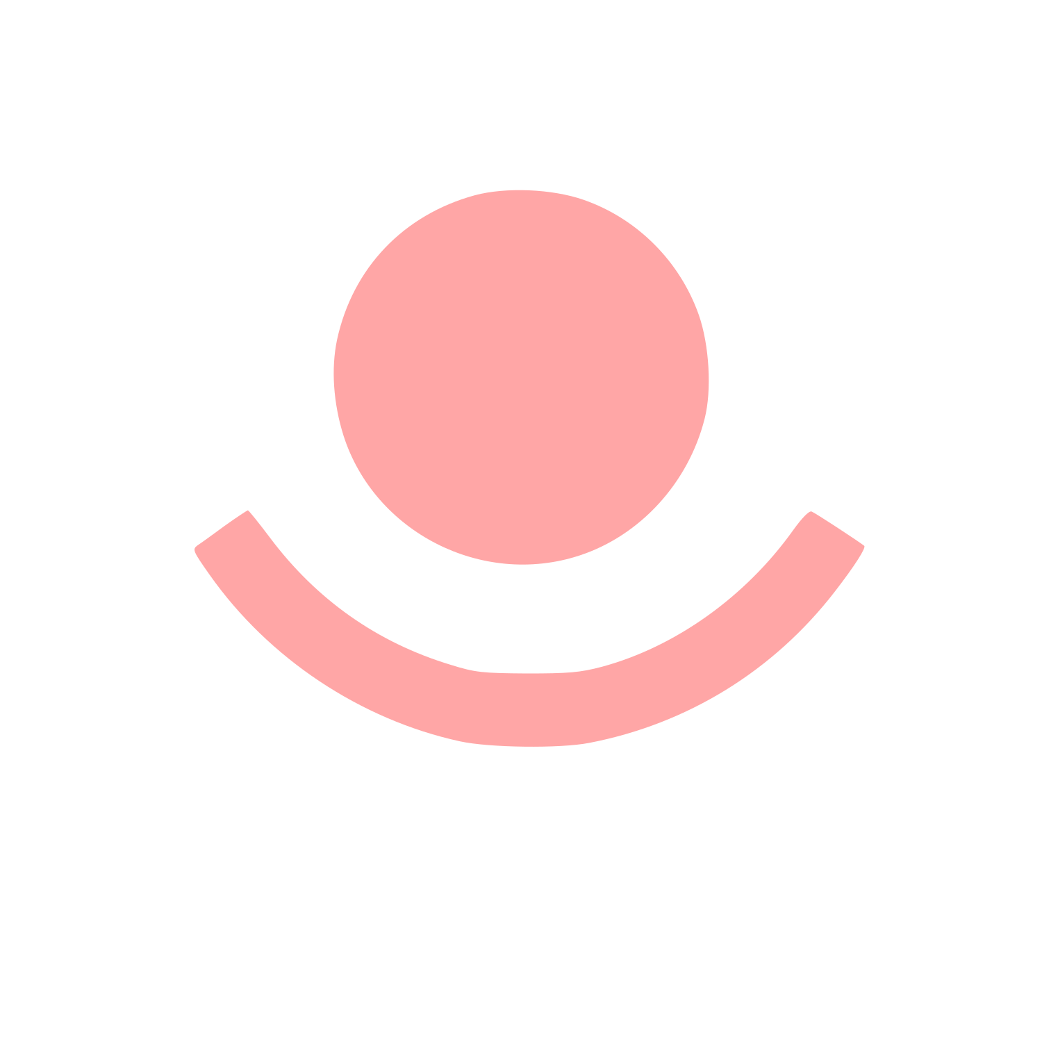 Rising Sun Minimal Logo #ffa6a6