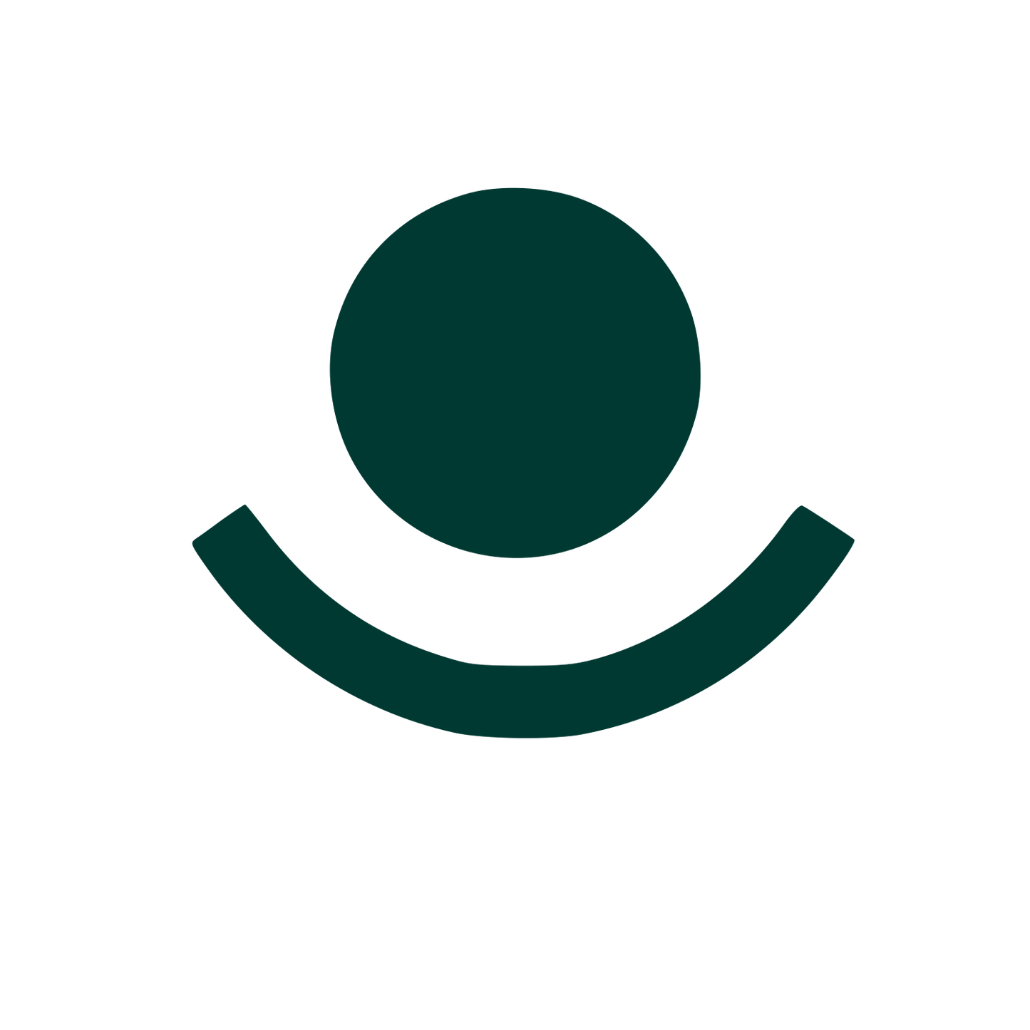 Rising Sun Minimal Logo #003932