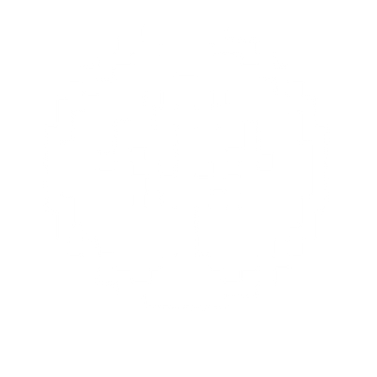 Pixel Tree Circle Logo #ffffff
