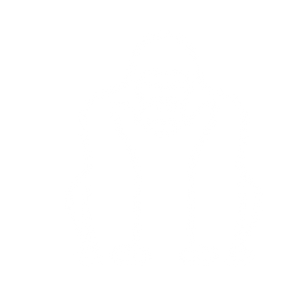 Monoline Gorilla Logo #ffffff