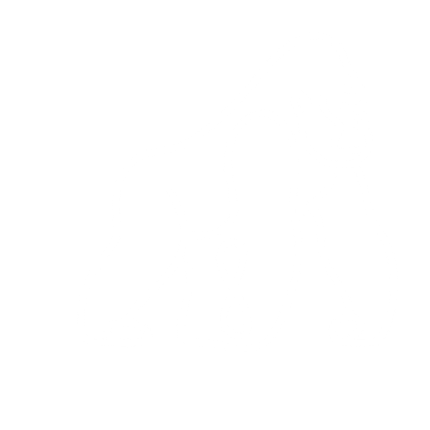 Monoline Gorilla Walking Logo #ffffff