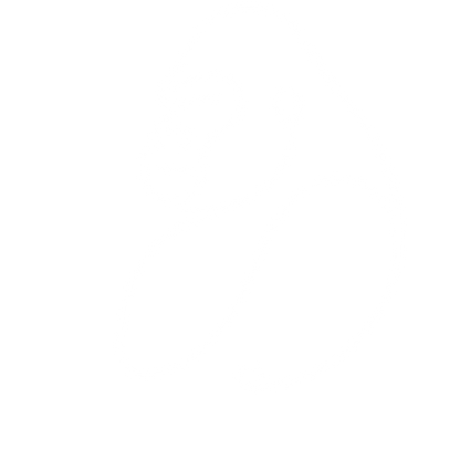 Monoline Gorilla Logo #ffffff