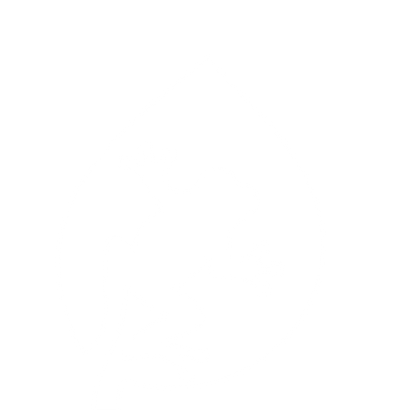 Frog on Leaf Logo #ffffff