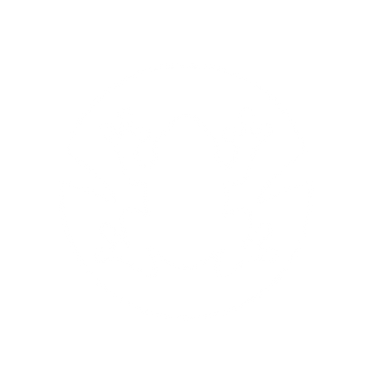 Negative Space Frog Circle Logo #ffffff
