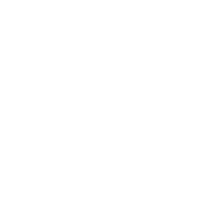 Frog Silhouette Dome Logo #ffffff