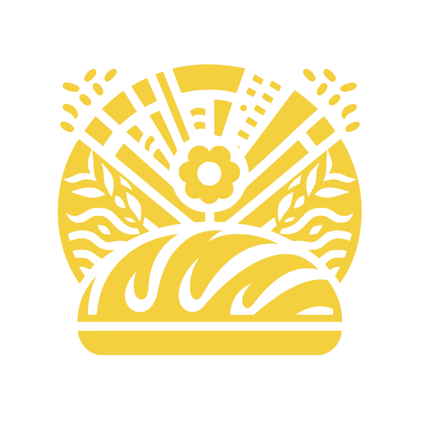 Nature Logo #F4D03F