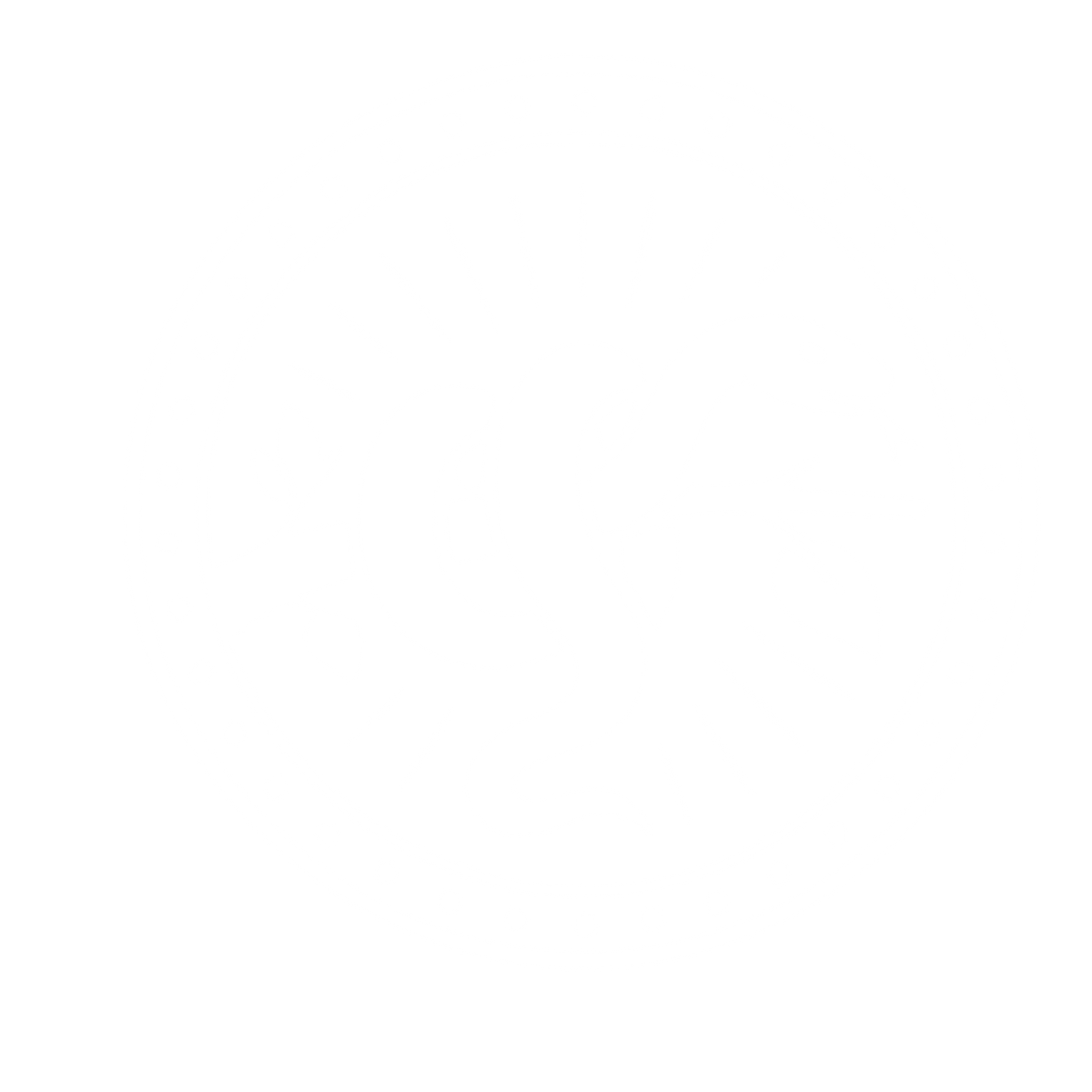 Snake Branch Badge Logo #ffffff