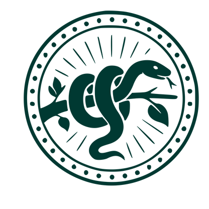 Snake Branch Badge Logo #003932