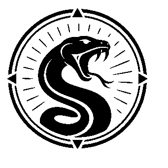 Cobra Snake Stamp Badge Logo