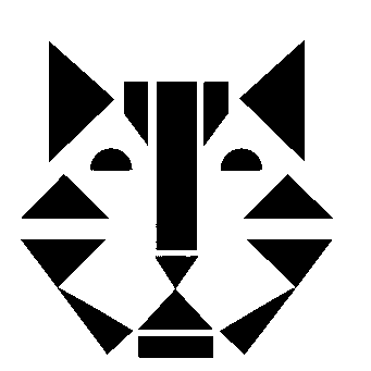 Bauhaus Tiger Face Logo