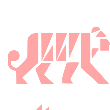 Bauhaus Tiger Logo #ffa6a6