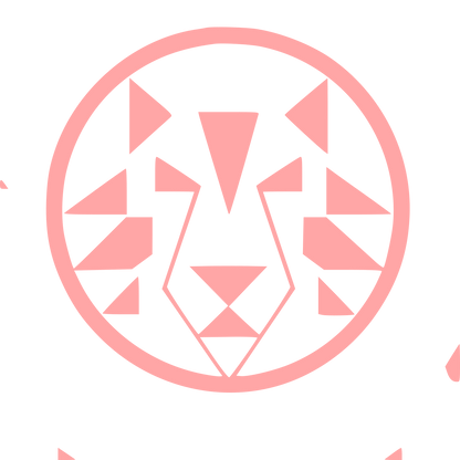 Bauhaus Tiger Circle Logo #ffa6a6