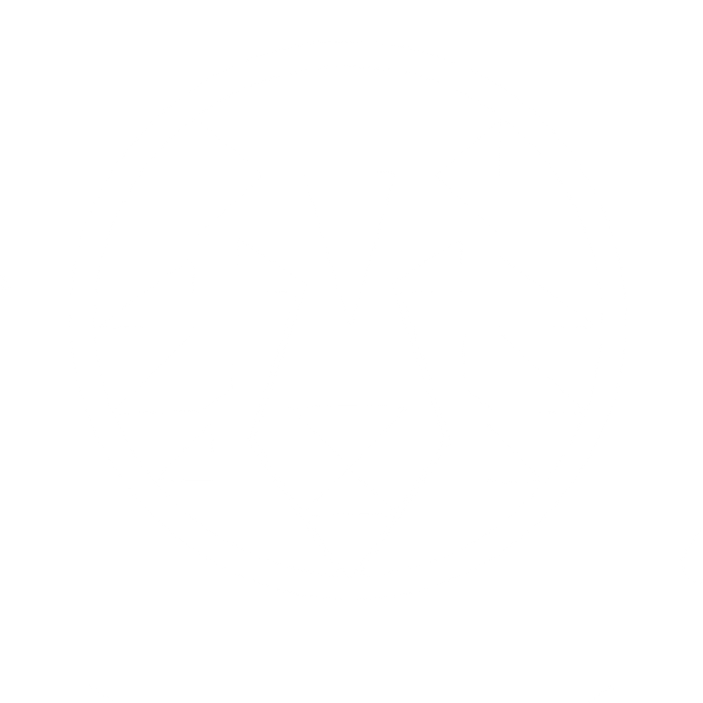 Bauhaus Tiger Circle Logo #ffffff