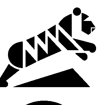 Bauhaus Tiger Leaping Logo