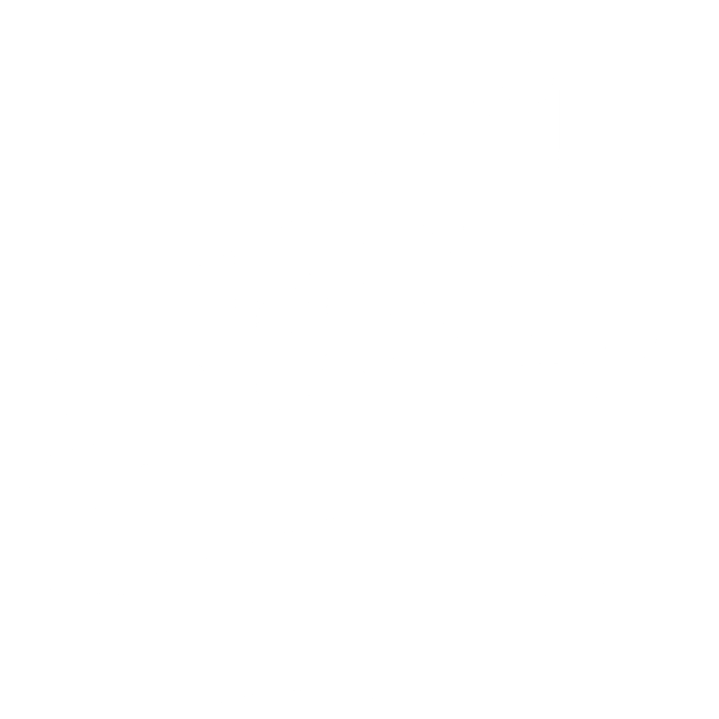 Bauhaus Tiger Leaping Logo #ffffff