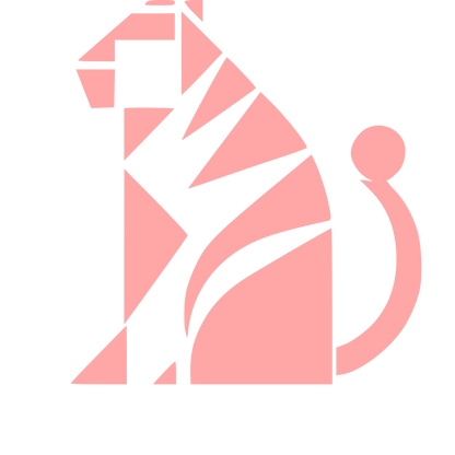 Bauhaus Tiger Logo #ffa6a6