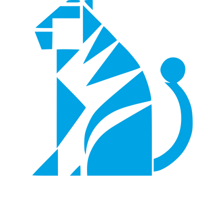 Bauhaus Tiger Logo #00a3e4