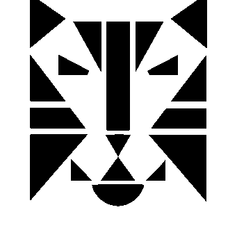 Bauhaus Tiger Face Logo