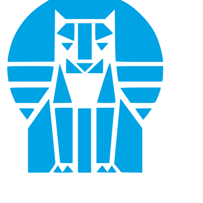 Bauhaus Tiger Circle Logo #00a3e4