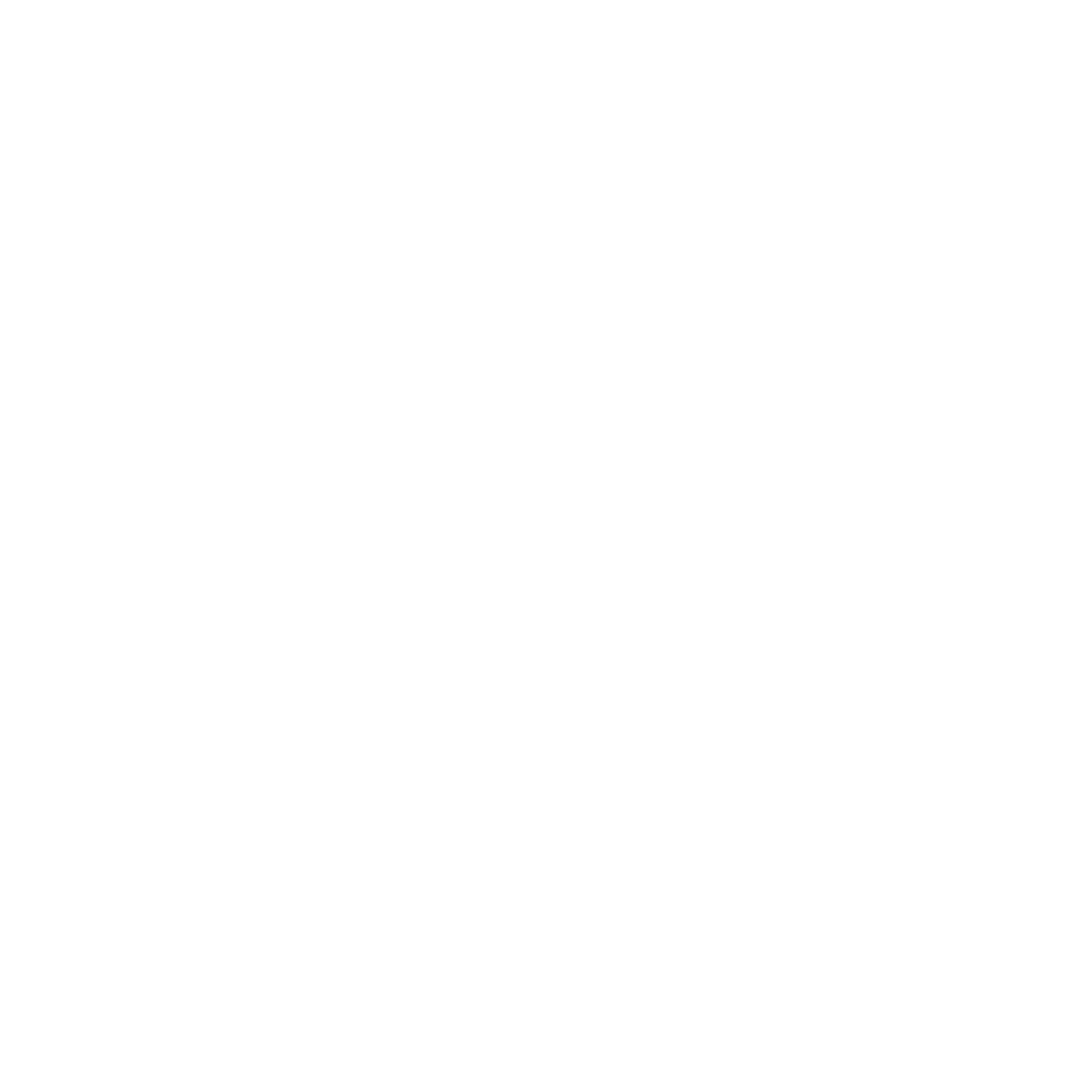 Bauhaus Tiger Circle Logo #ffffff