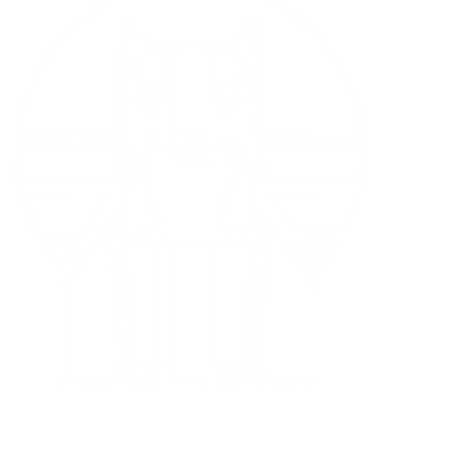 Bauhaus Tiger Circle Logo #ffffff