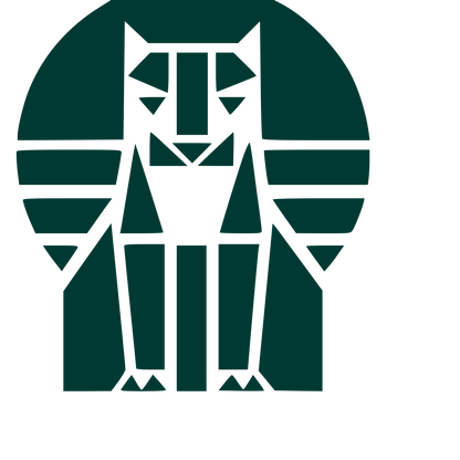 Bauhaus Tiger Circle Logo #003932