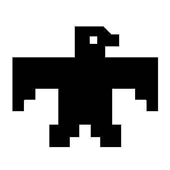 Pixel Thunderbird Logo