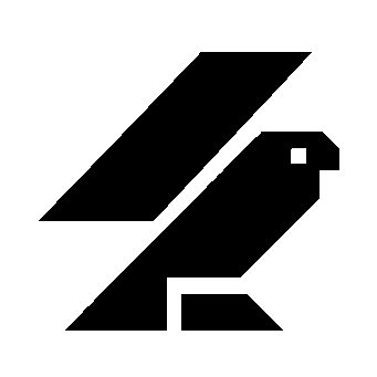 Brutalist Falcon Logo